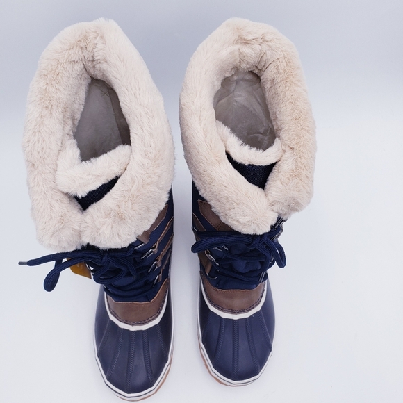 JBU Stormgate Regular Calf Mid Shaft Women Waterproof Winter Boot Navy Size 9 - Picture 6 of 11